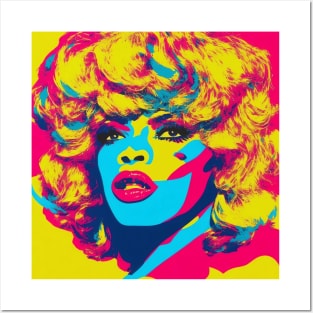 Tina Turner Andy Warhol Style Music Posters and Art